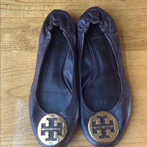 Tory Burch Chocolate Ballet Flats